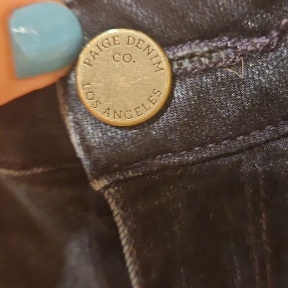 Paige Denim Women's "Verdugo Cropped" Dark Wash Jeans Size 30 US 10 - Picture 2 of 9